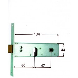 SERRATURE PER FASCE MG 801 60 2 FRONT.MM 20