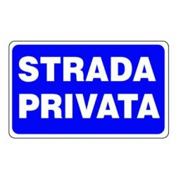 CARTELLI PVC STRADA PRIVATA MM.300X200